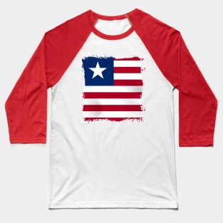 Liberian Artwork Baseball T-Shirt